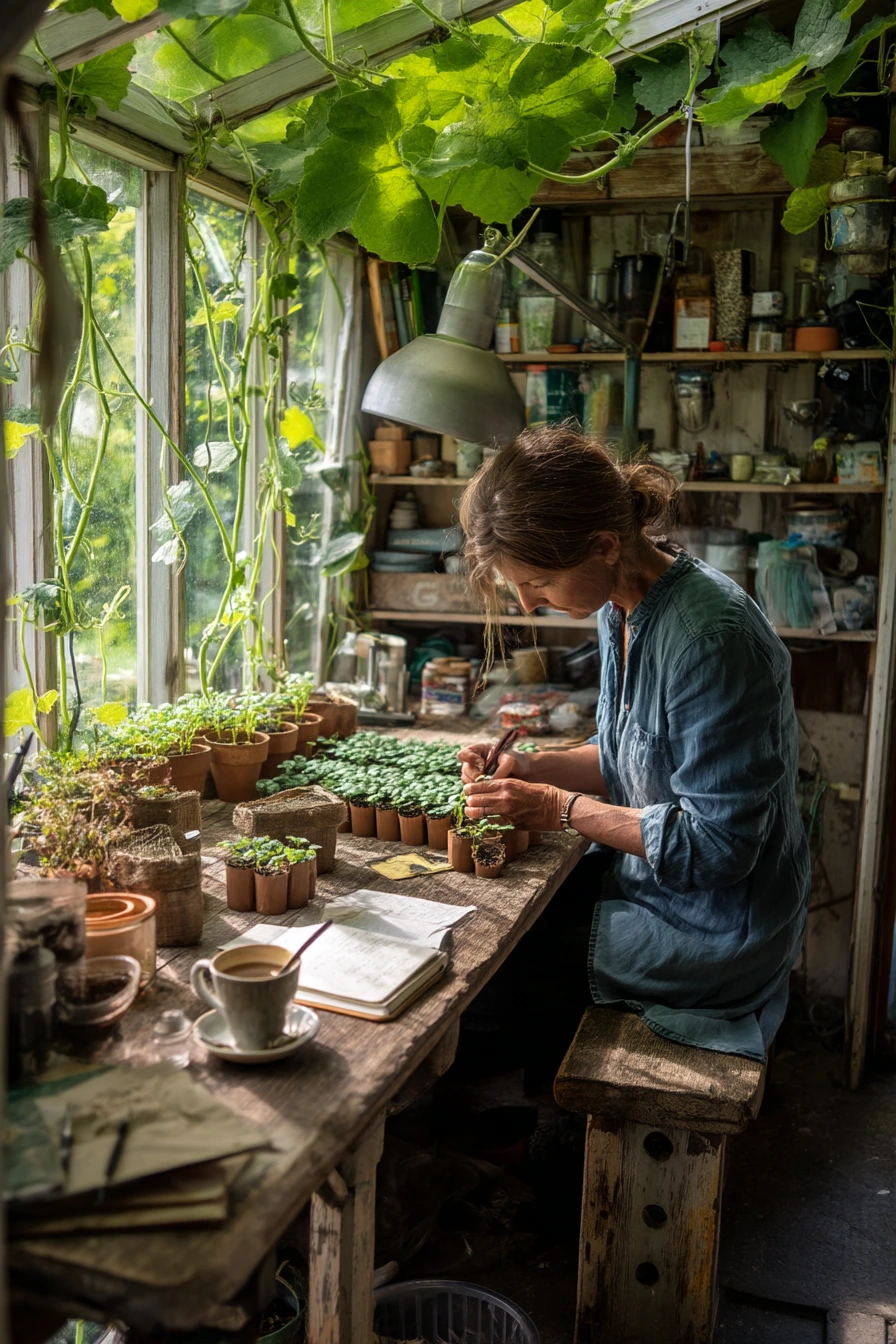 Greenhouse Cucumber Training Moment