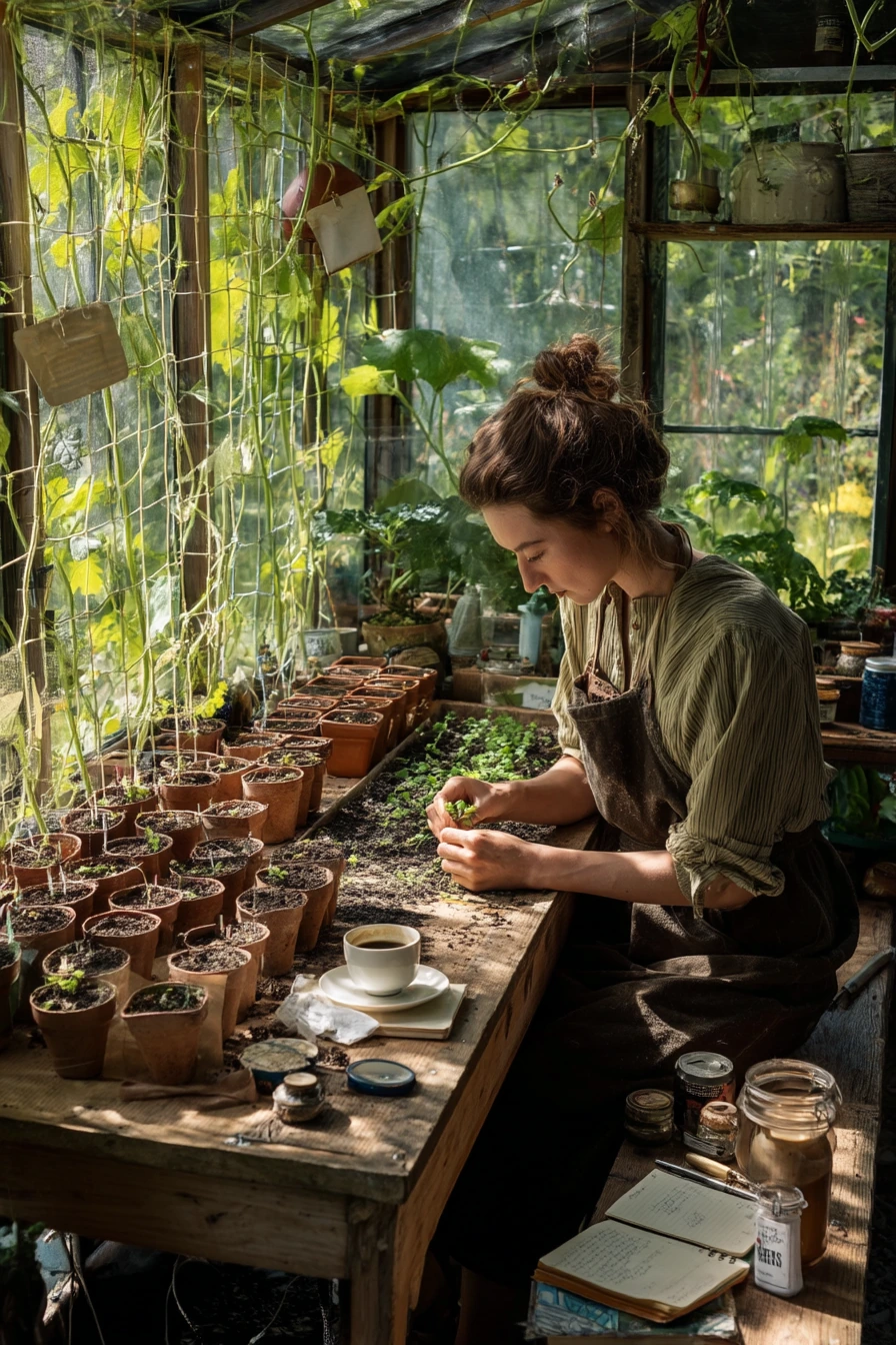 Greenhouse Cucumber Training Moment
