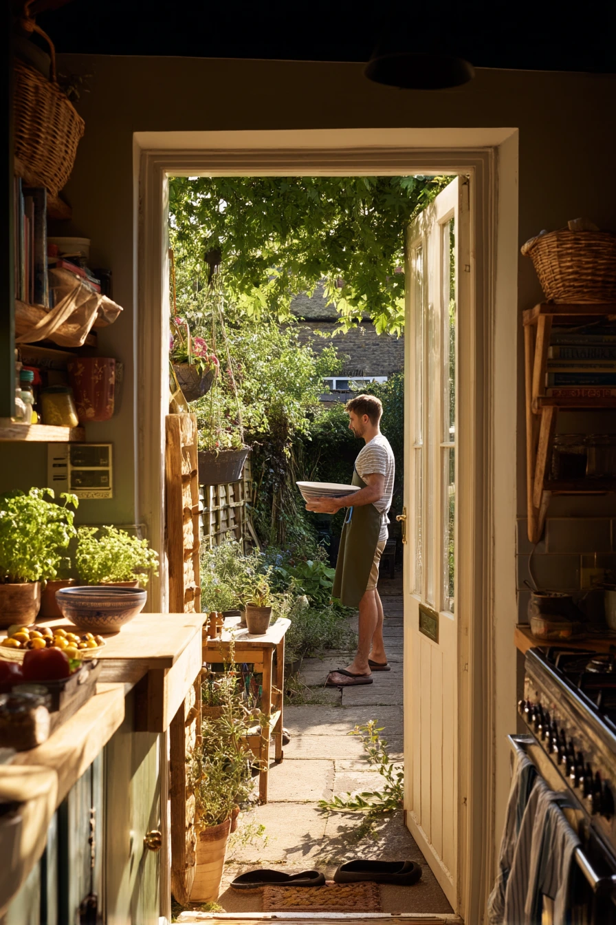 Weekend Harvest by the Kitchen Door
