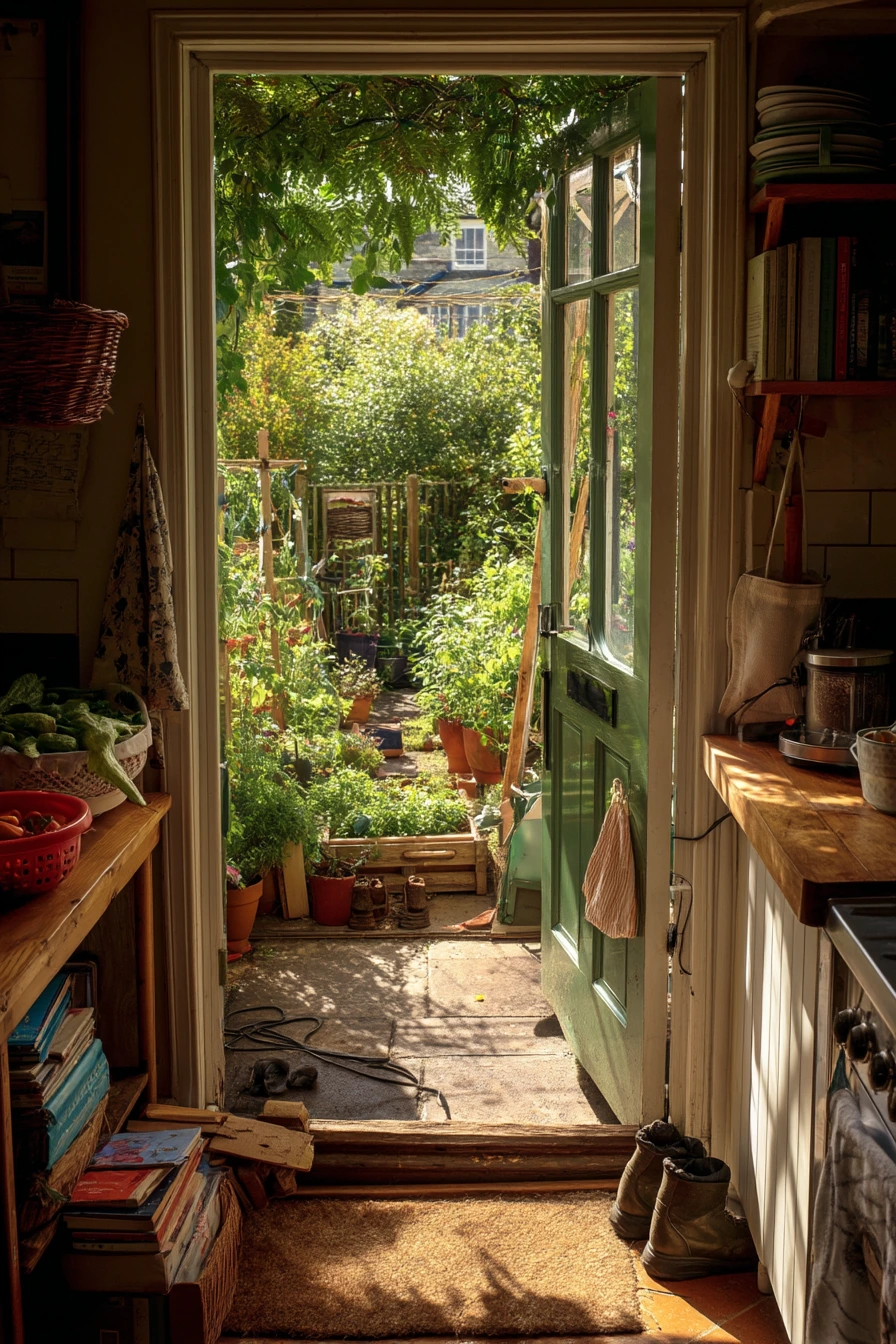 Weekend Harvest by the Kitchen Door