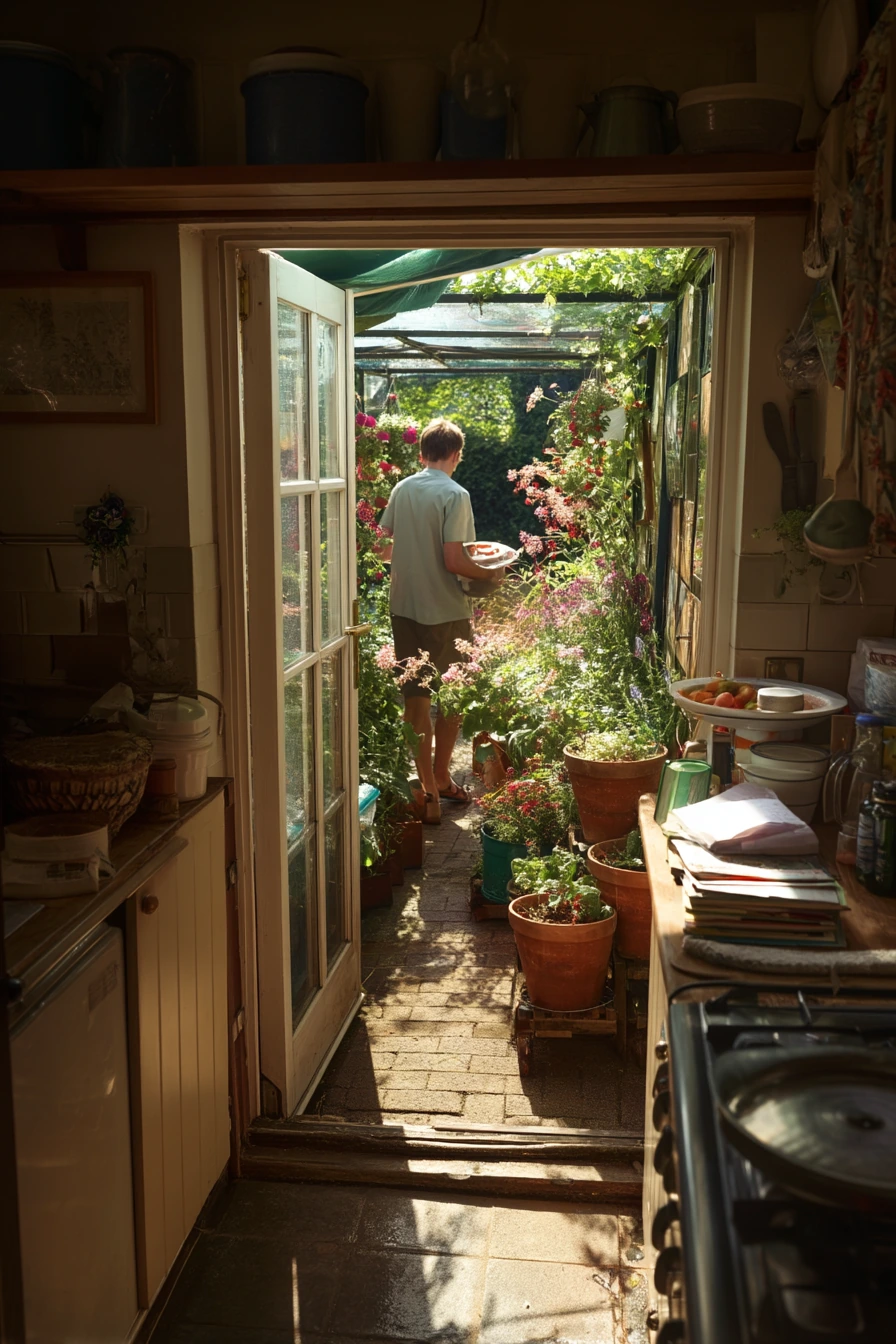 Weekend Harvest by the Kitchen Door
