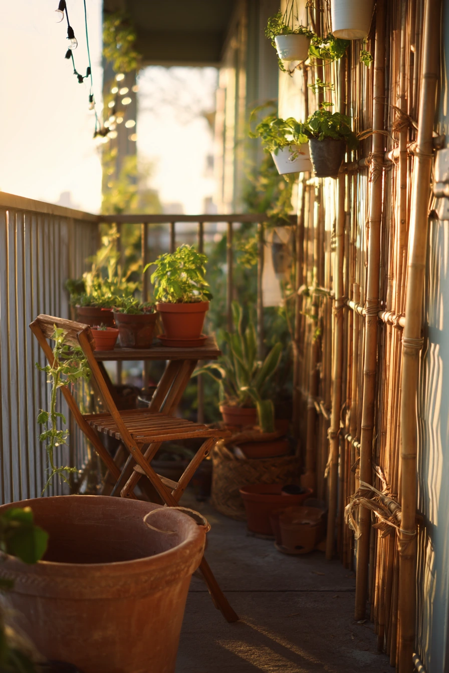 Balcony Trellis for a Small Apartment