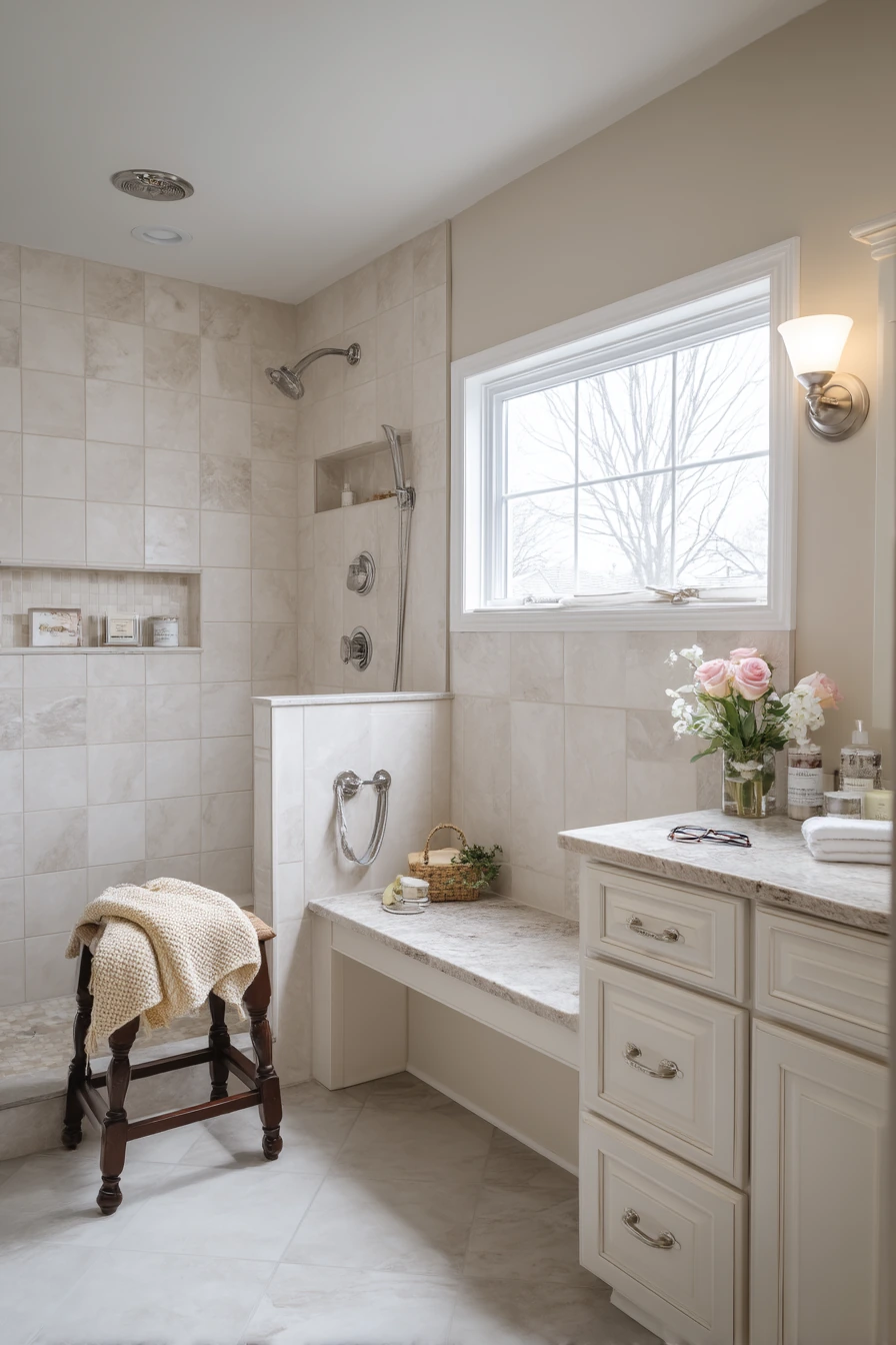 Accessible Aging-in-Place Bath