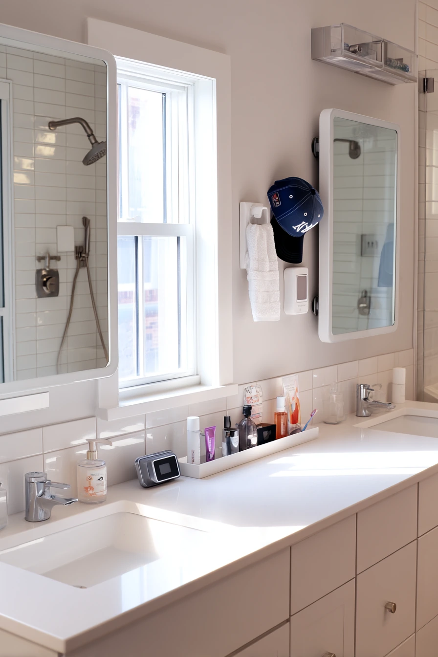 Clean Morning Teen Bathroom