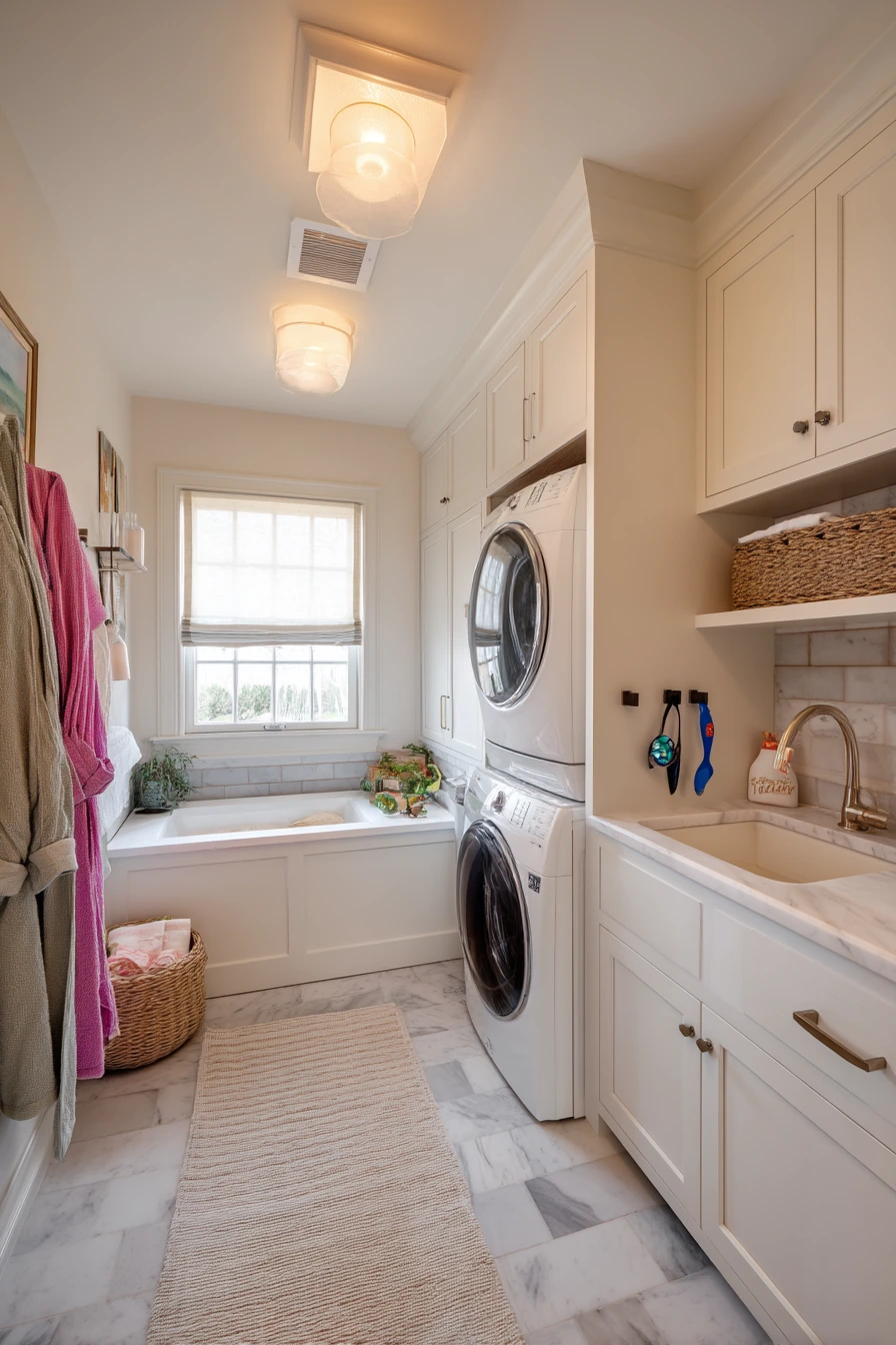 Laundry-Bath Combo That Works