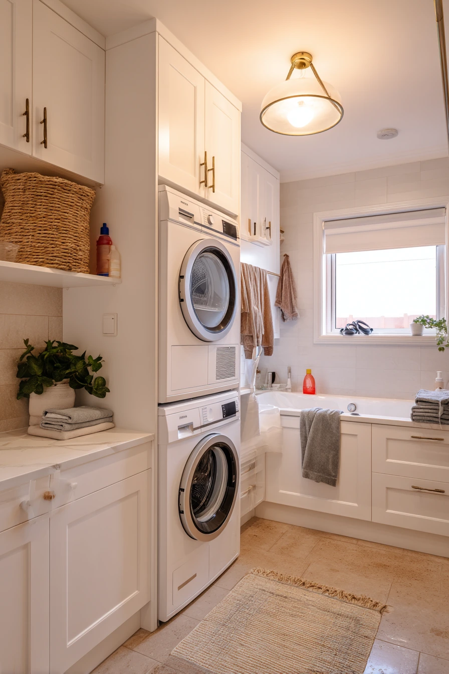 Laundry-Bath Combo That Works