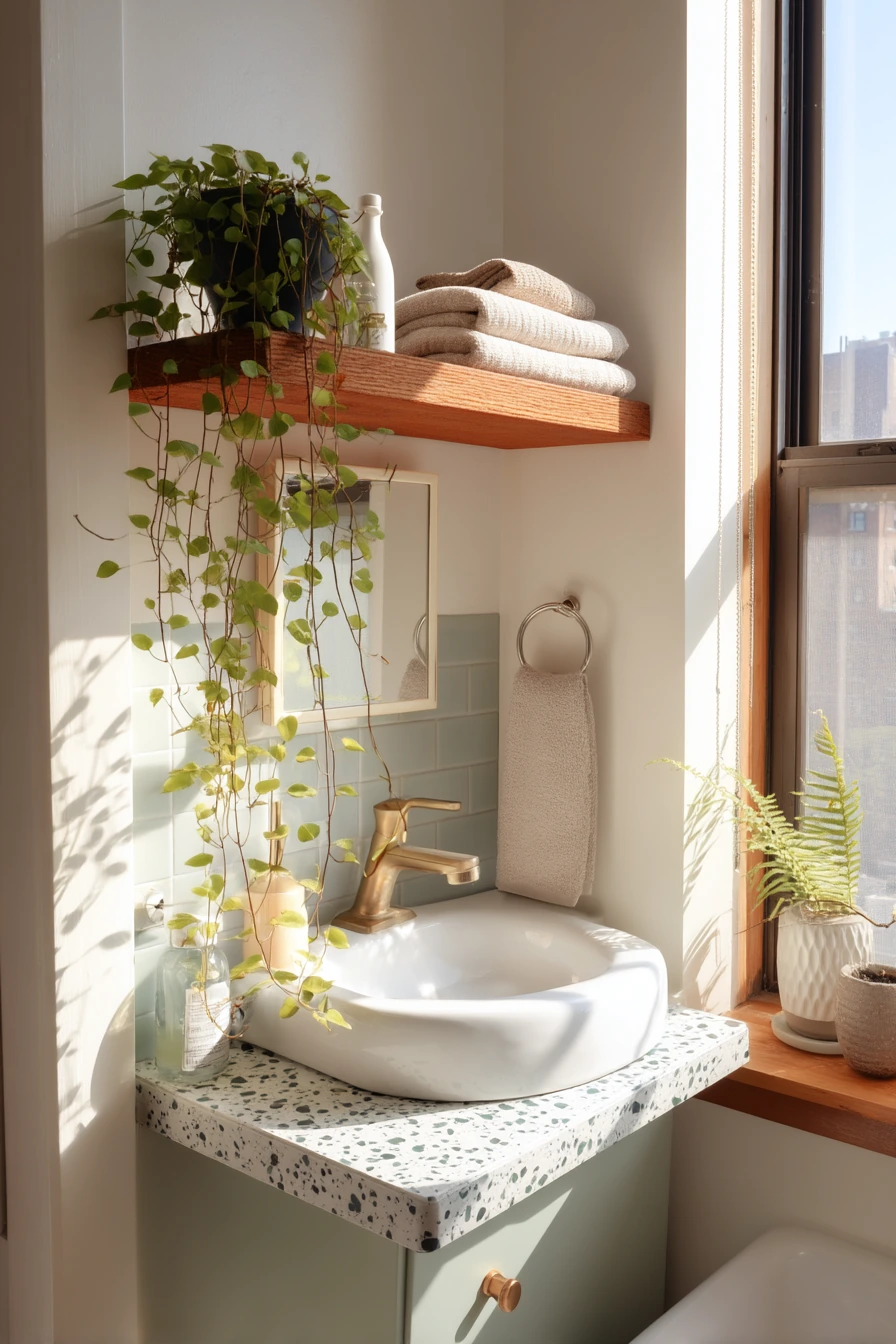 Tiny Rental Bathroom Upgrade