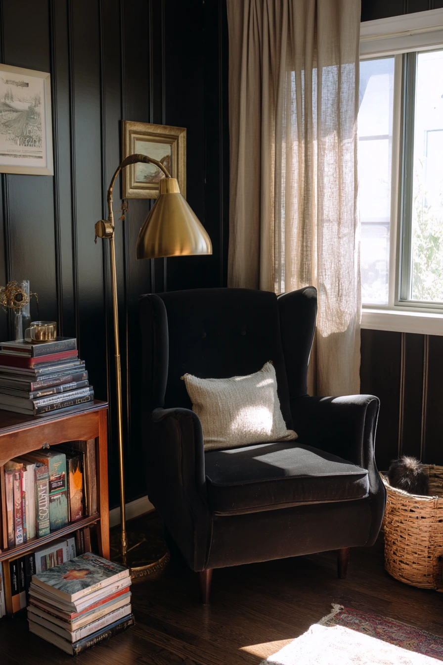 Renter-Friendly Dark Academia with Thrifted Layers