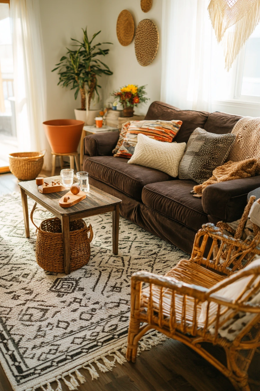 6. Earthy Boho Layering