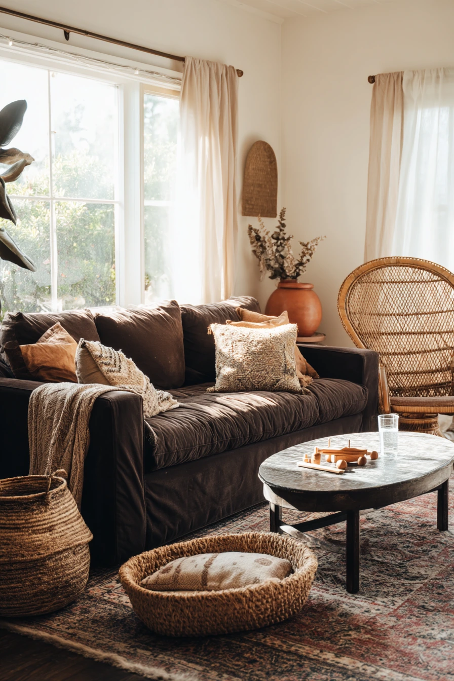 6. Earthy Boho Layering