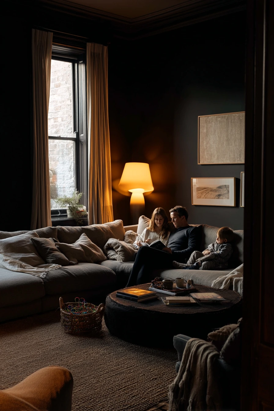 dark living room ideas