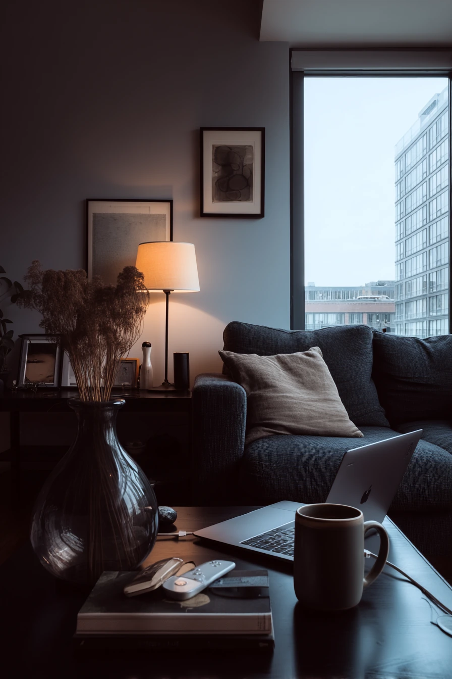 Small Dark Apartment, Smart and Cozy