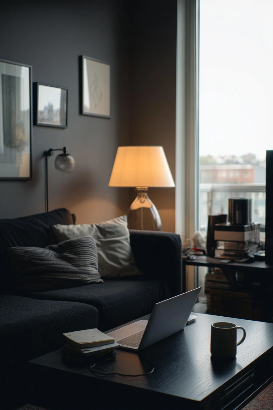 Small Dark Apartment, Smart and Cozy