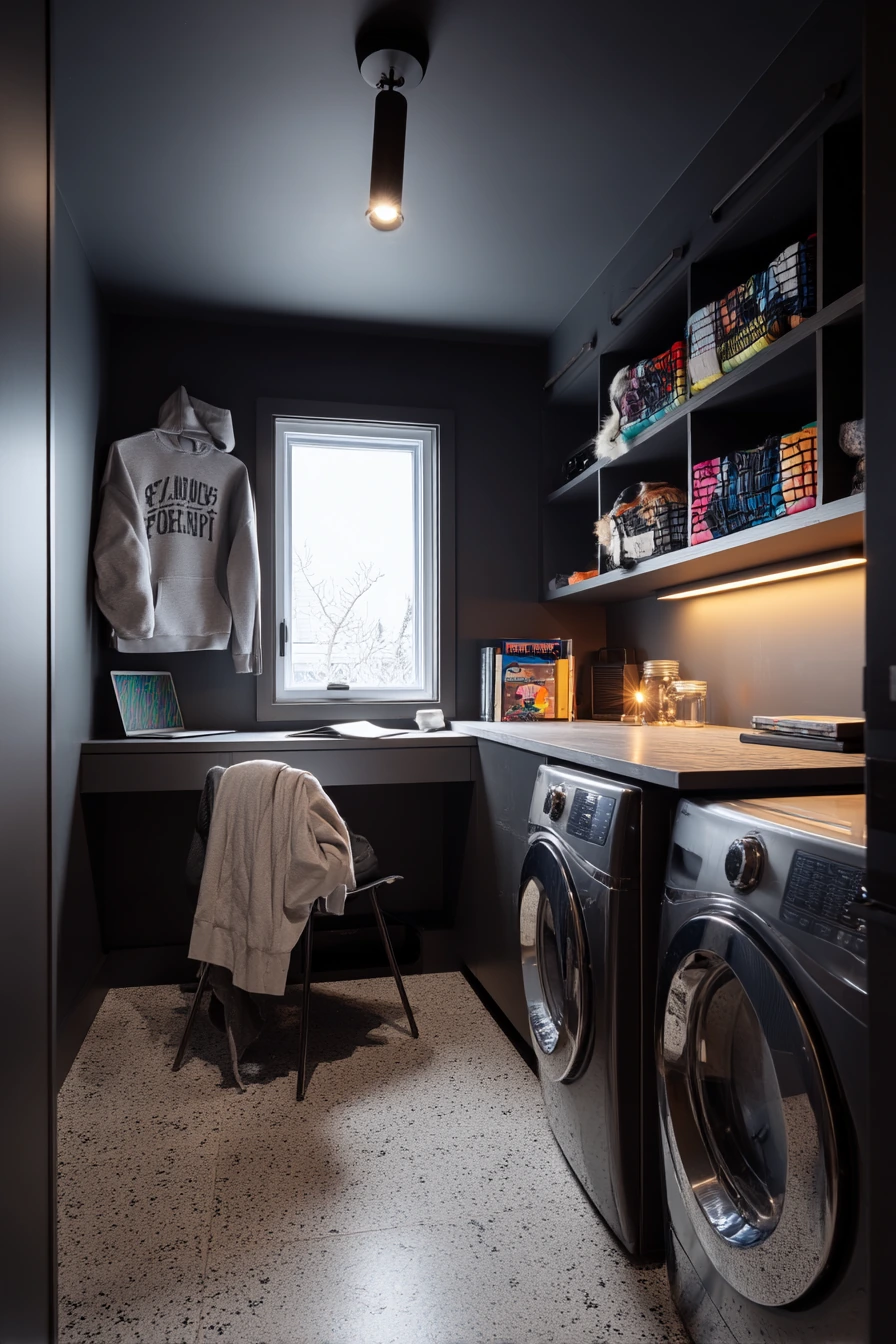 Teen Household Laundry with Everyday Mess