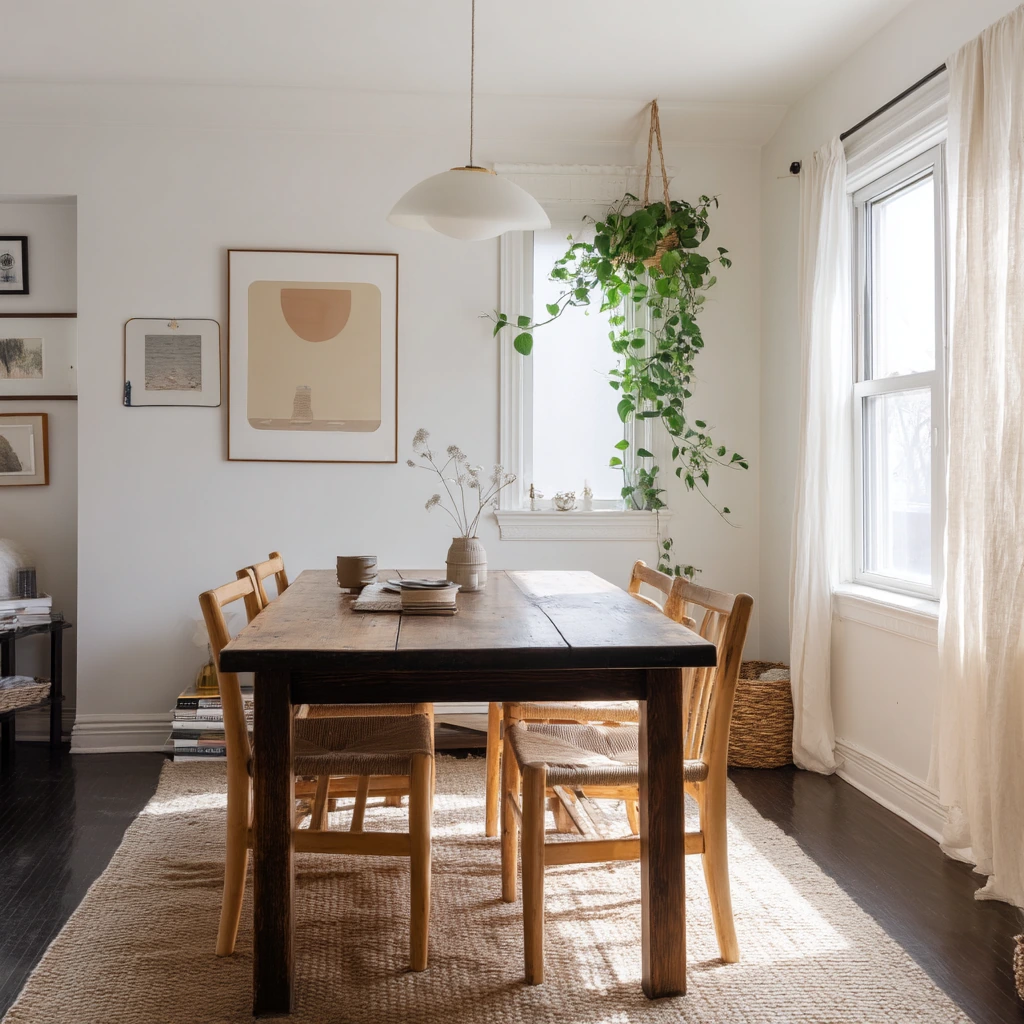 Renter-Friendly Dining Room with Easy Layers
