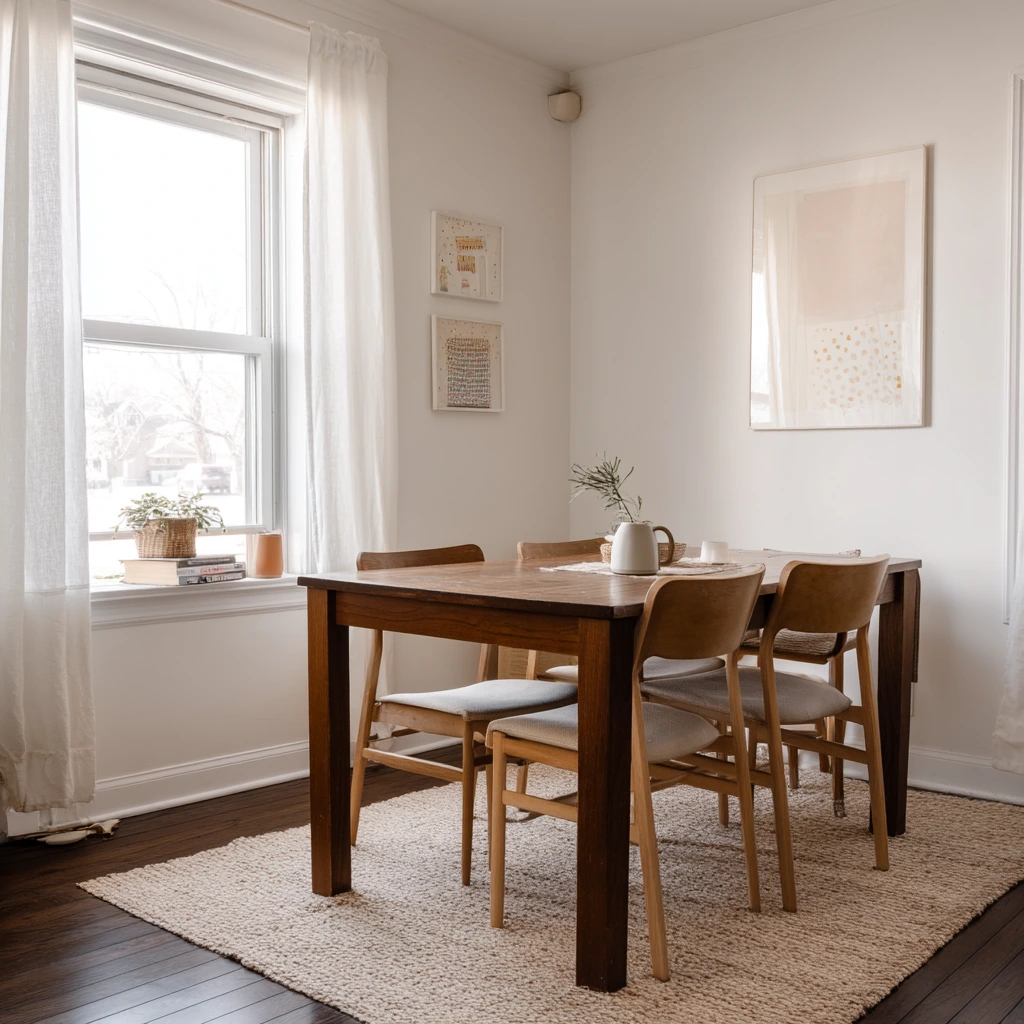 Renter-Friendly Dining Room with Easy Layers