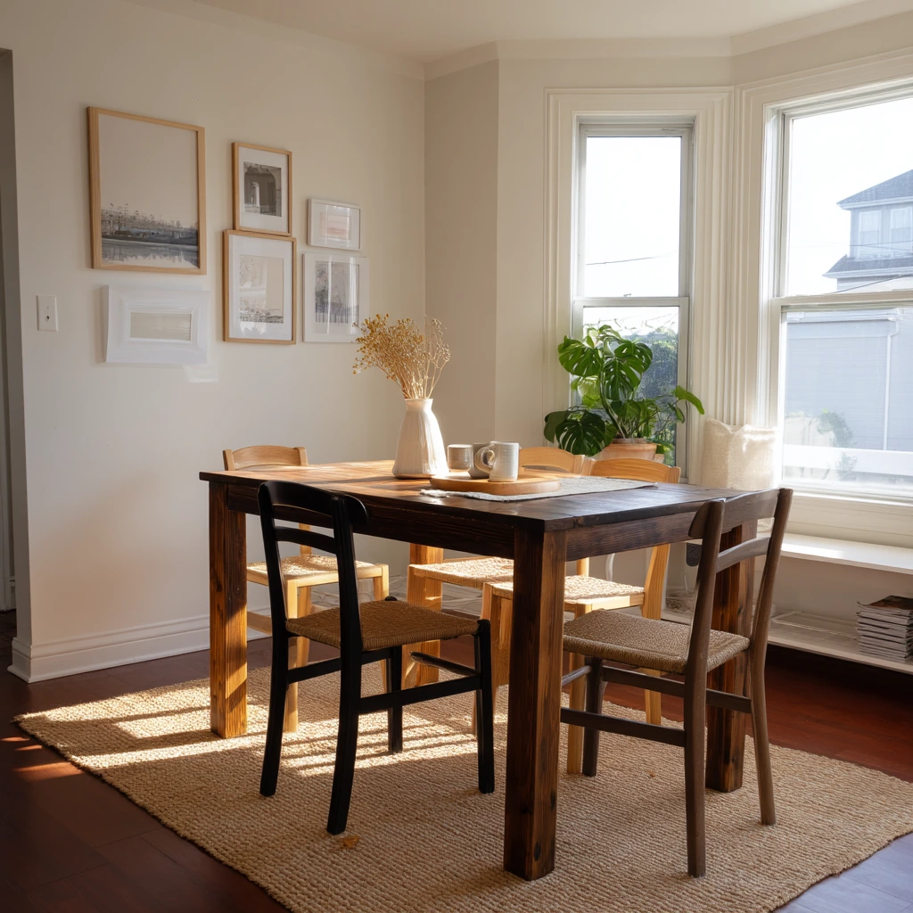 Renter-Friendly Dining Room with Easy Layers