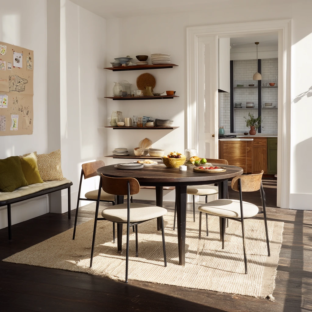 Bright Breakfast-to-Dinner Dining Space