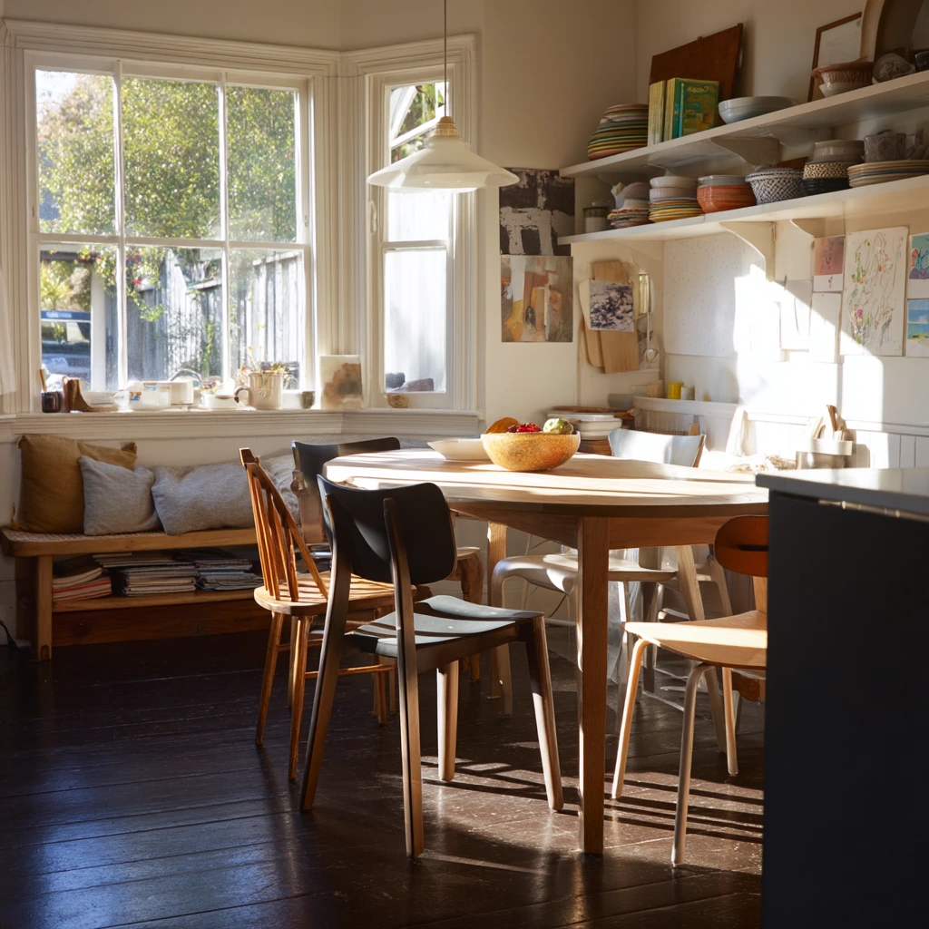 Bright Breakfast-to-Dinner Dining Space