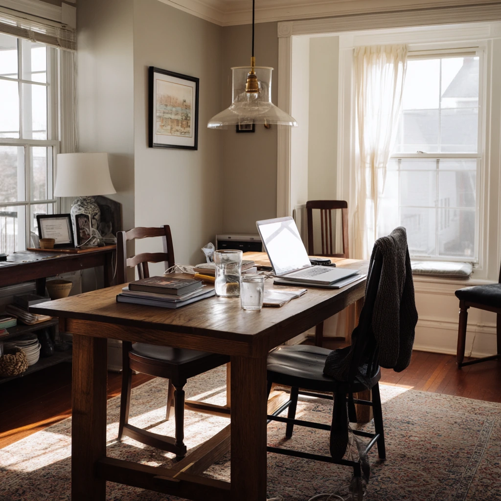 Quiet Work-from-Home Dining Room