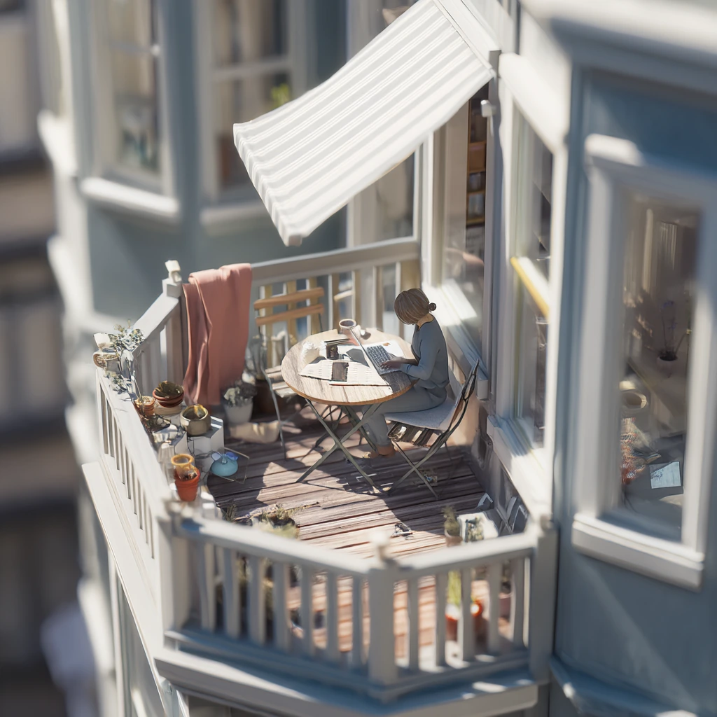 Small Deck Shade for Apartment Living