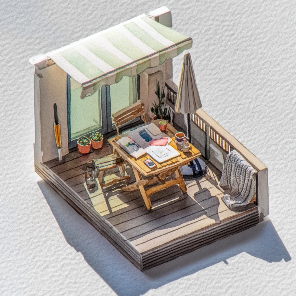Small Deck Shade for Apartment Living