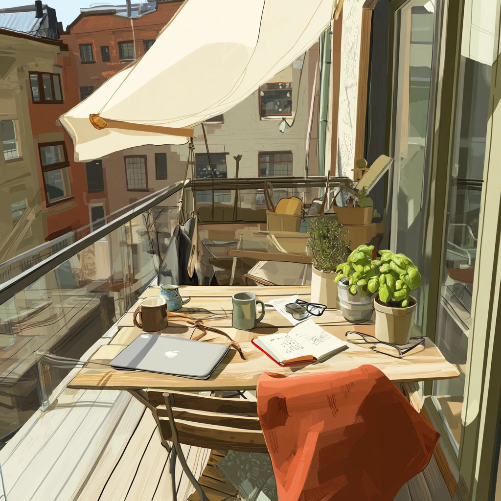 Small Deck Shade for Apartment Living