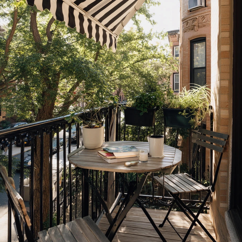 Budget-Friendly Patio Awning for a Narrow Deck