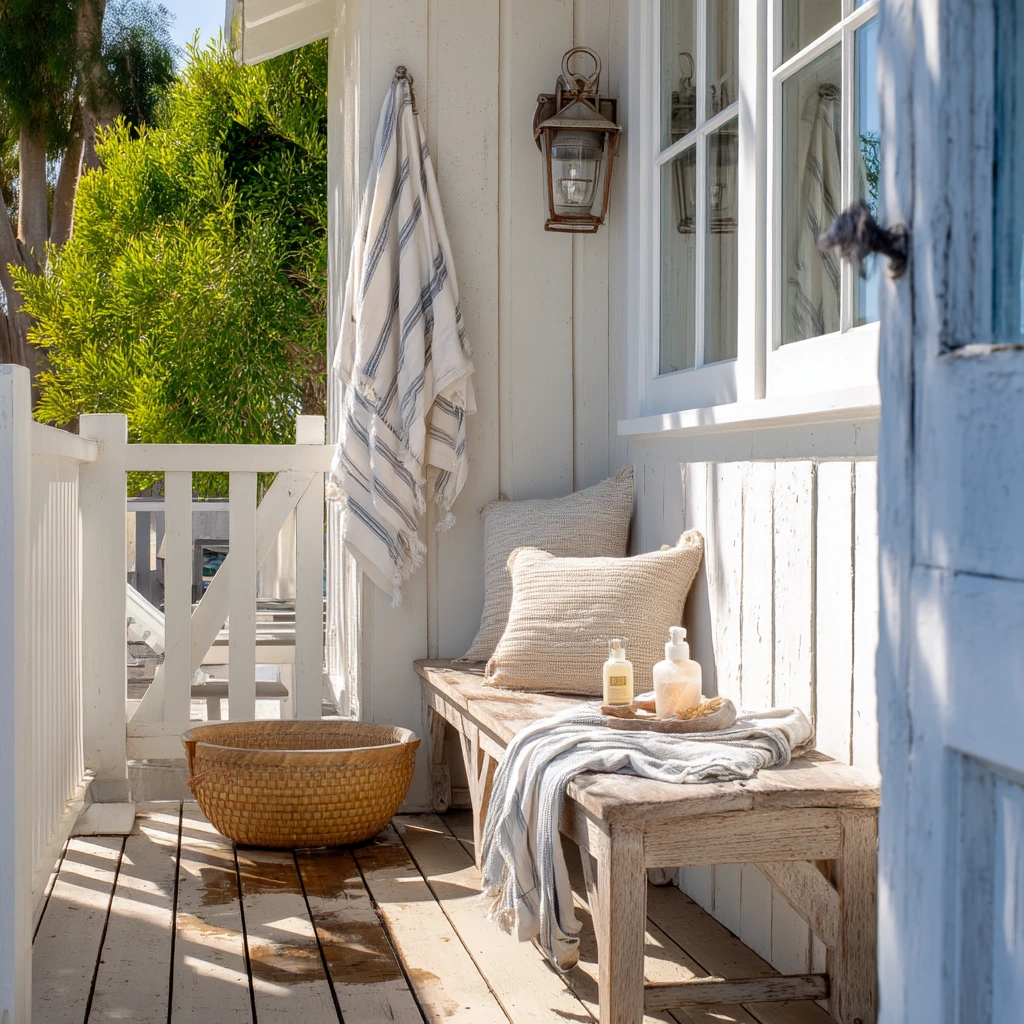 Coastal White Fascia for a Breezy Porch Deck