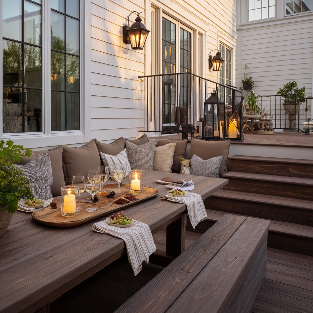 Luxury Stair Fascia Detail for Outdoor Entertaining