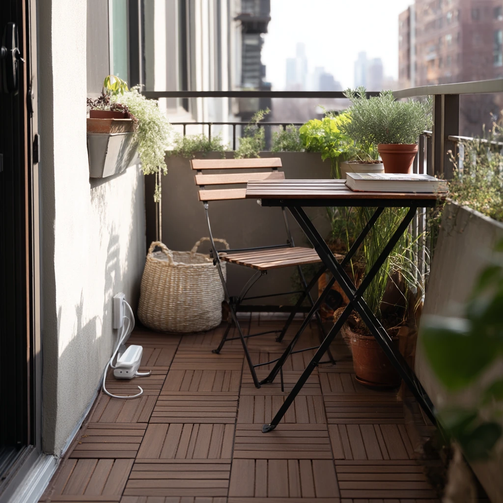 Rental-Friendly Balcony Deck Tiles