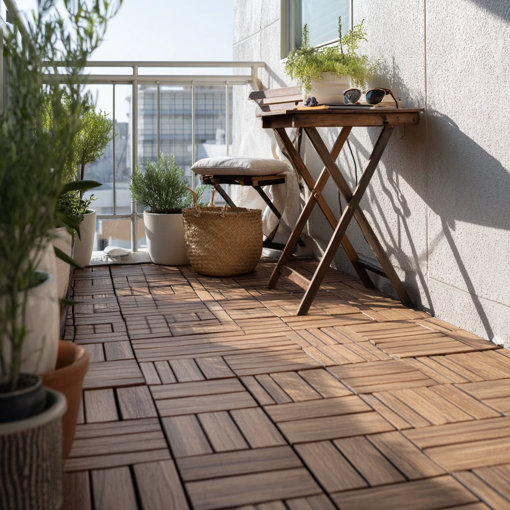 Rental-Friendly Balcony Deck Tiles