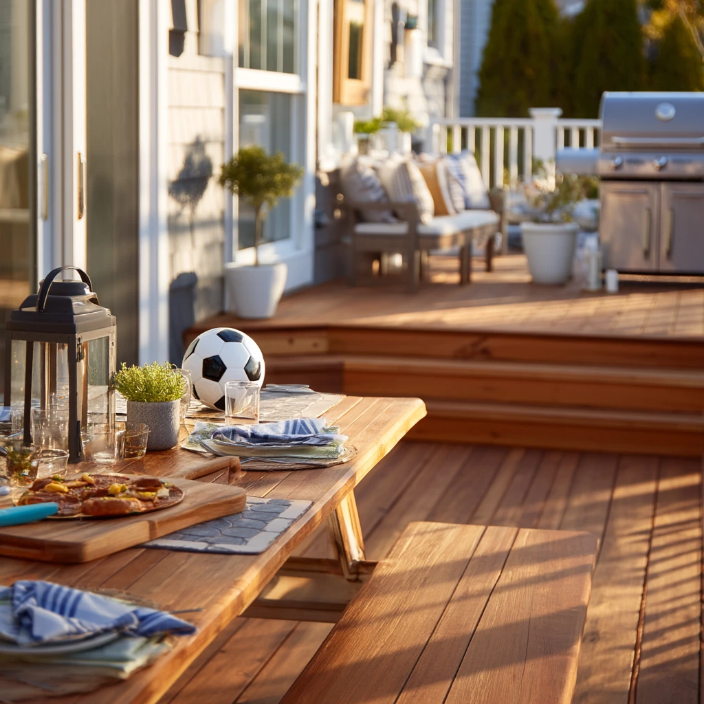 Split-Level Deck with Dining Zone