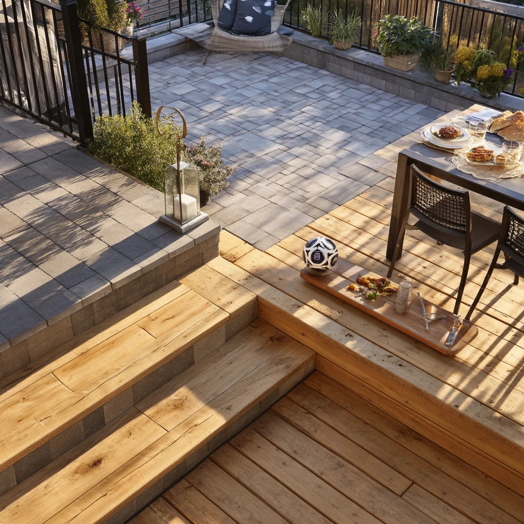 Split-Level Deck with Dining Zone
