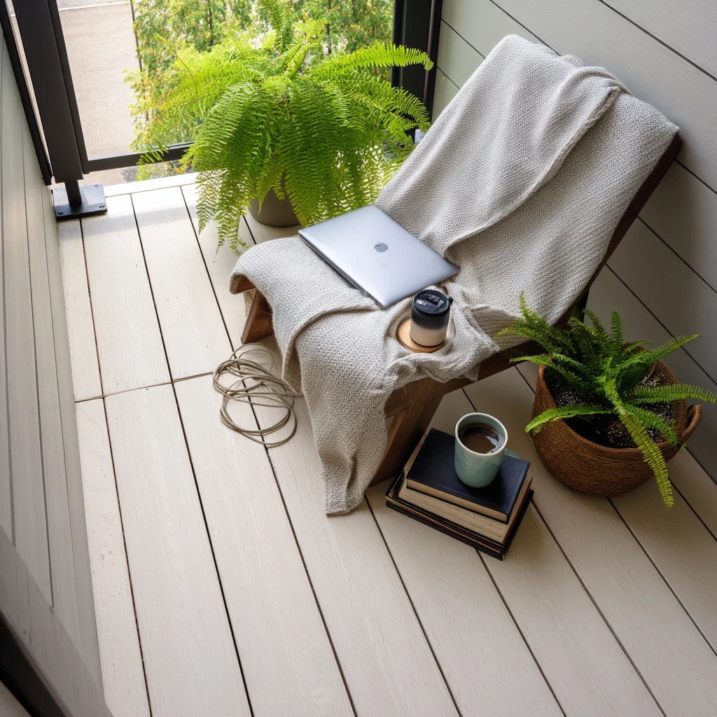 Minimal Modern Deck for Solo Living