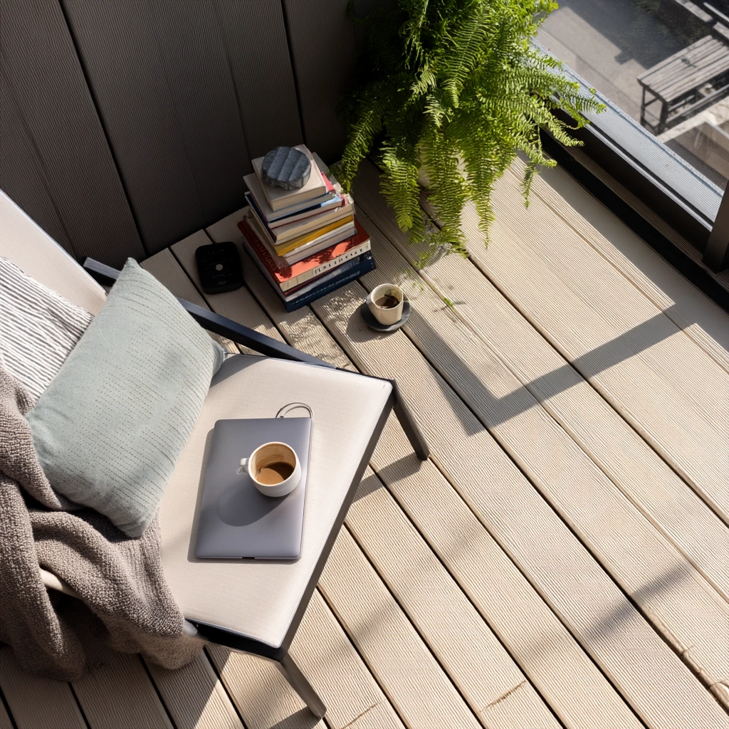 Minimal Modern Deck for Solo Living