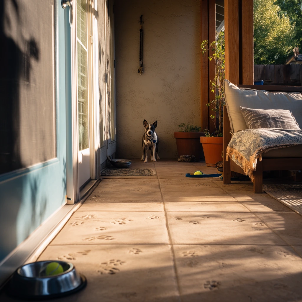 Pet-Friendly Deck with Easy-Clean Flooring