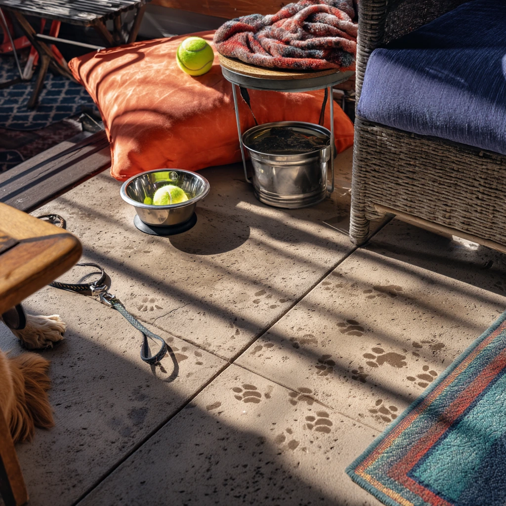 Pet-Friendly Deck with Easy-Clean Flooring
