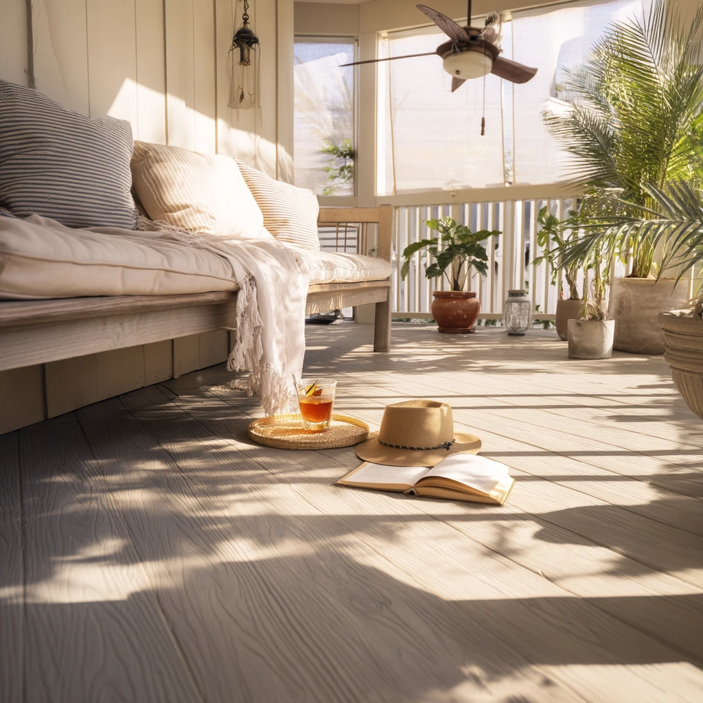 Shaded Deck Oasis for Hot Climates