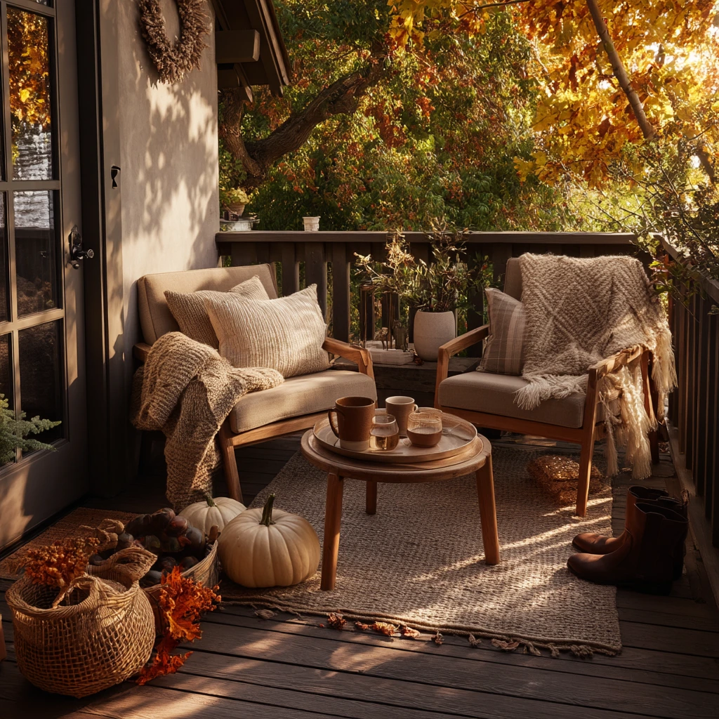5. Seasonal Fall Deck Gathering
