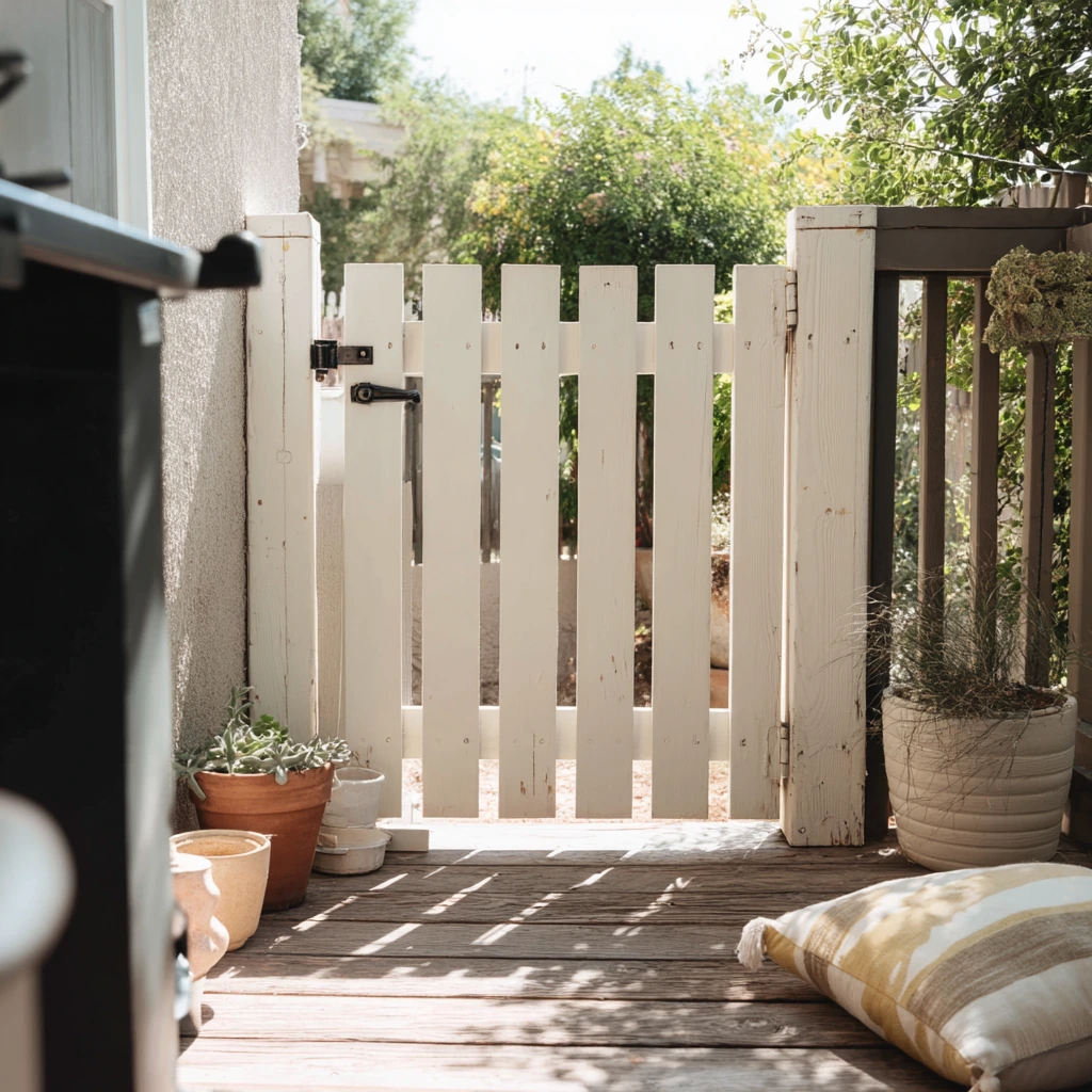 Budget DIY Gate with Painted Finish