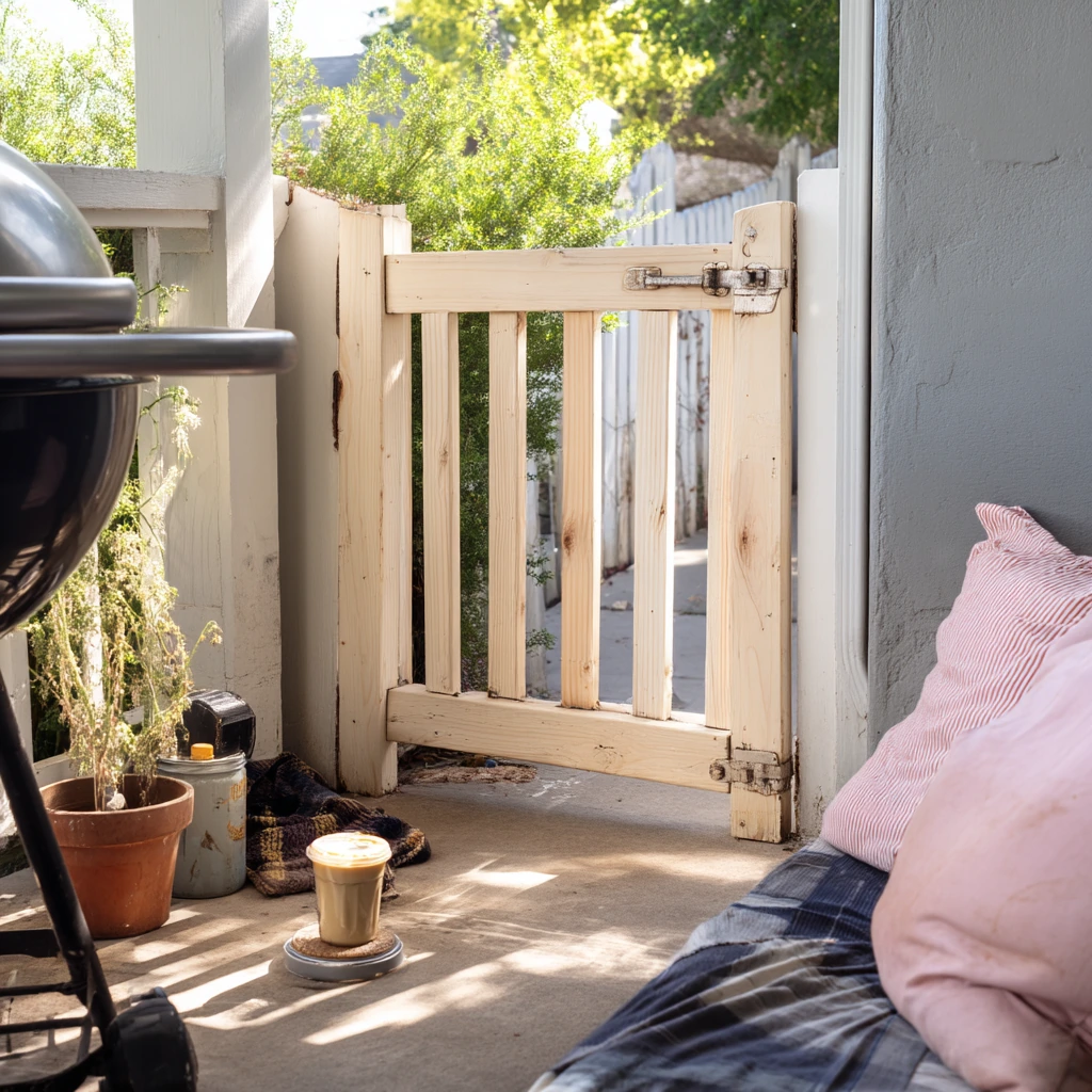 Budget DIY Gate with Painted Finish