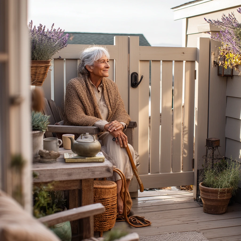Accessible Gate for Aging-in-Place Comfort