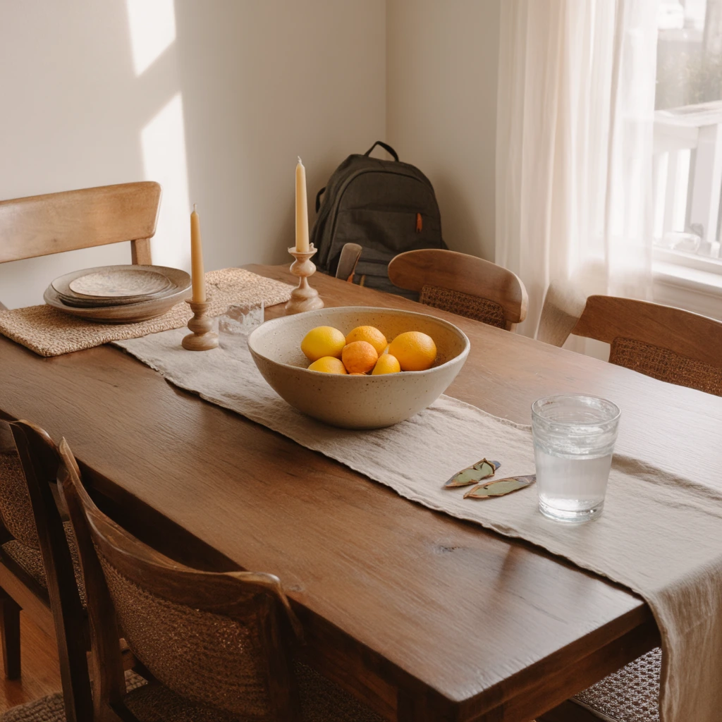 Everyday Family Table with Easy Centerpiece