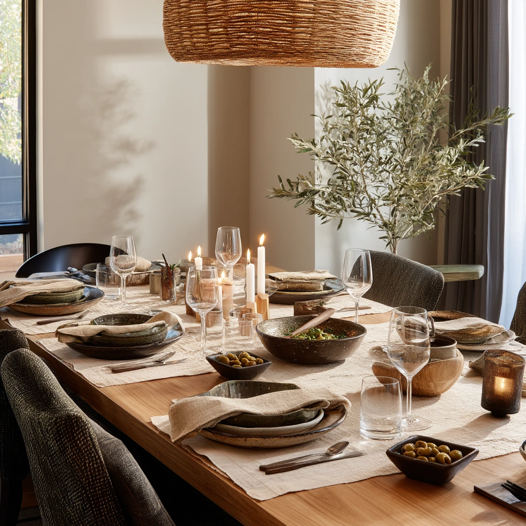 Dinner Party Table, Soft and Inviting