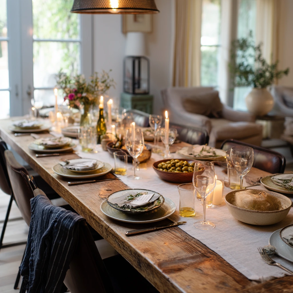 Dinner Party Table, Soft and Inviting