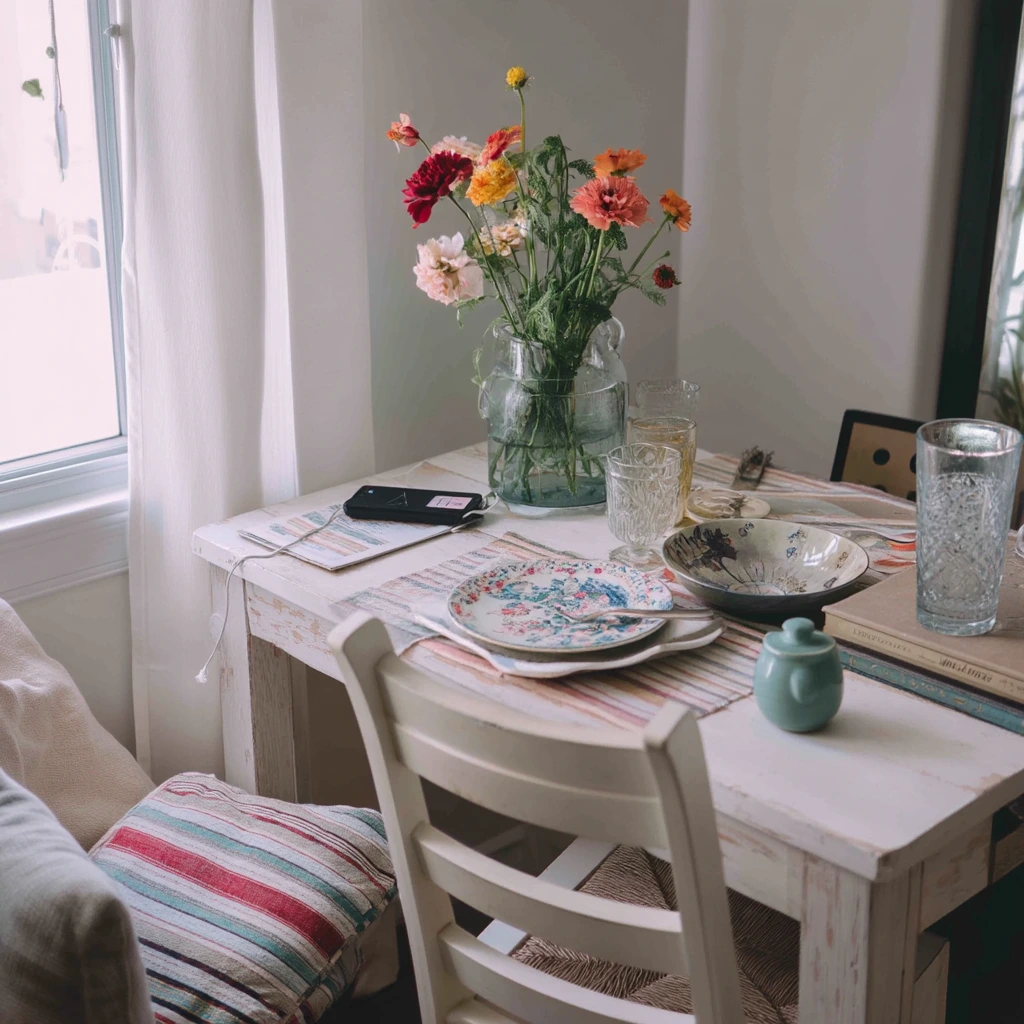 Budget Table Decor with Thrifted Charm