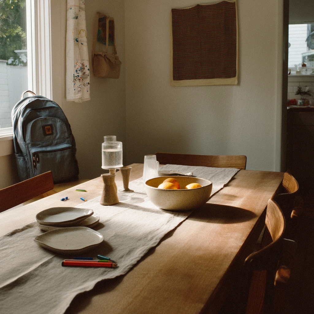 Everyday Family Table with Easy Centerpiece