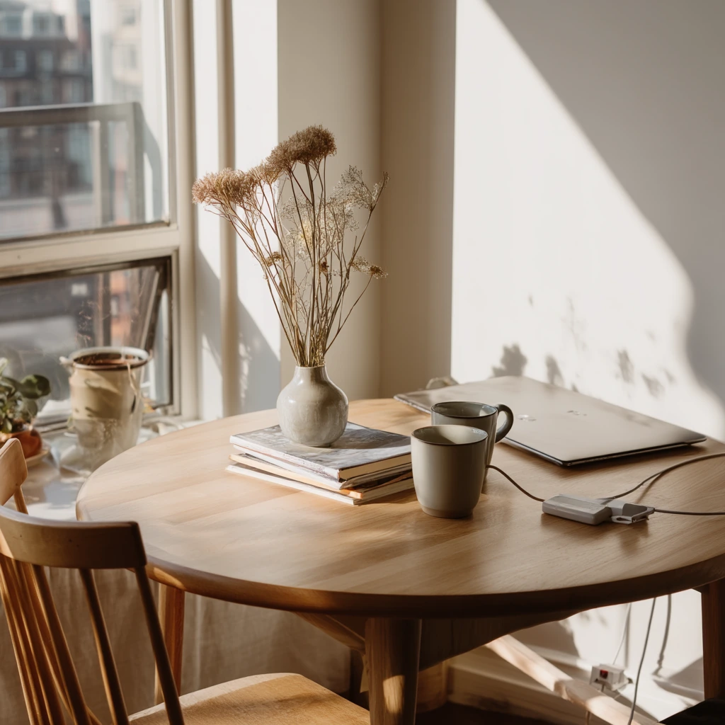 Small Apartment Dining Table Styling