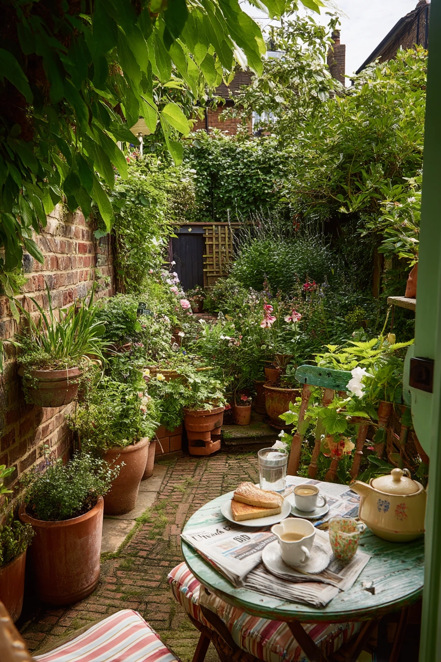 Cottage Garden Patio Breakfast Nook
